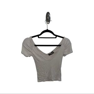 Urban Outfitters Fitted T-shirt/off the shoulder top